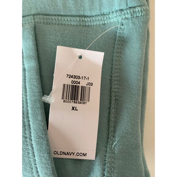 NEW Old Navy Live In Jogger Sweat Pants Pale Glass Sea Mist Green XL - Picture 8 of 8